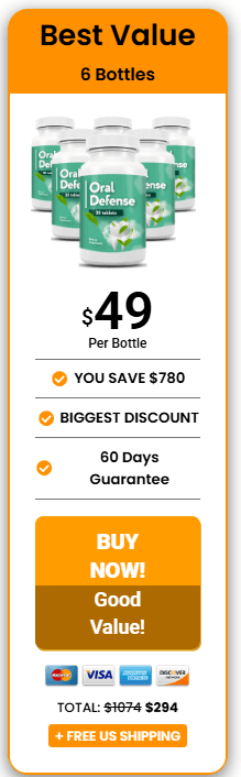 Oral Defense 6 bottle price 
